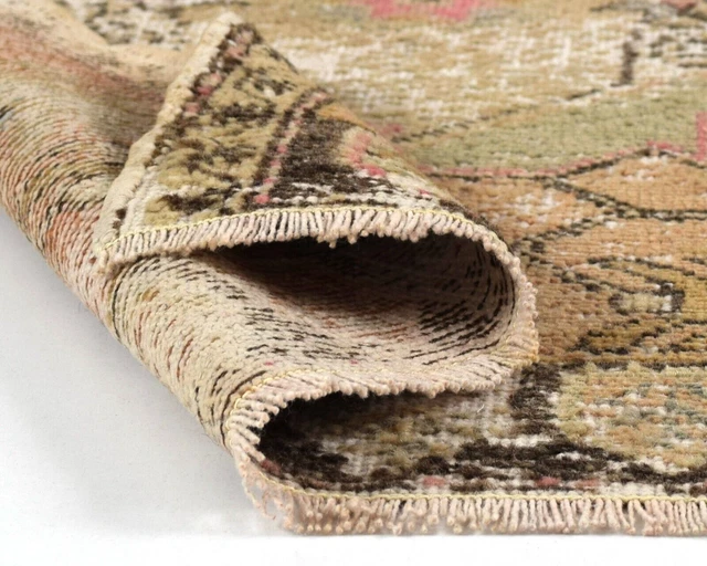 piccolo tappeto vintage turco boho persiano marocchino zerbino da bagno...