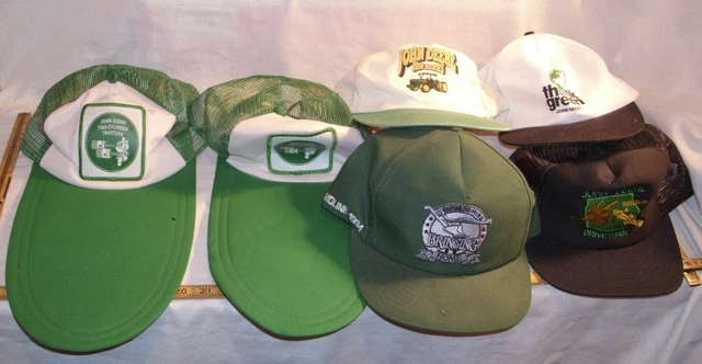 John Deere Trucker Farm Caps Mixed Lot Of 6