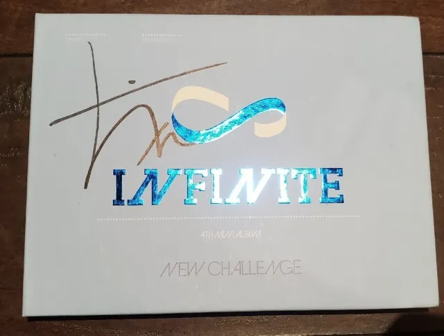 Infinite Nam WooHyun Autographed Signed album with Hoya Photocard New Challenge