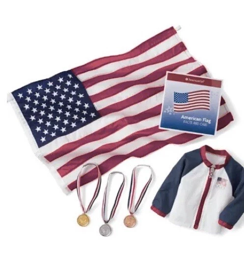 American Girl 18" Doll Outfit - Team USA Medal Ceremony Set - Olympics - NIB