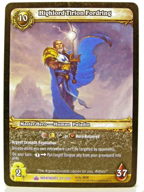 World of Warcraft TCG - Wrathgate Epic/Rare Karte aussuchen - WoW