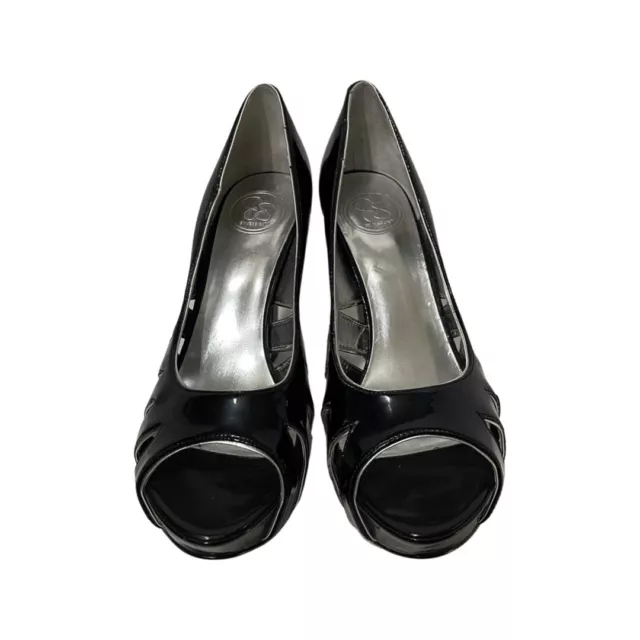 Jessica Simpson JP-Bailey patent leather cutout peeptoe heels size 8B 3