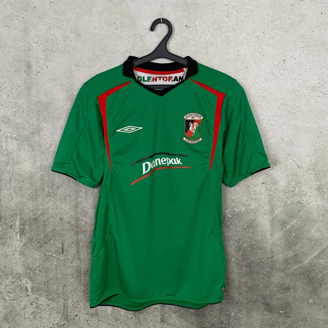 Maillot Domicile Glentoran 2006-2007 – Umbro – Vert – Taille L – Occasion