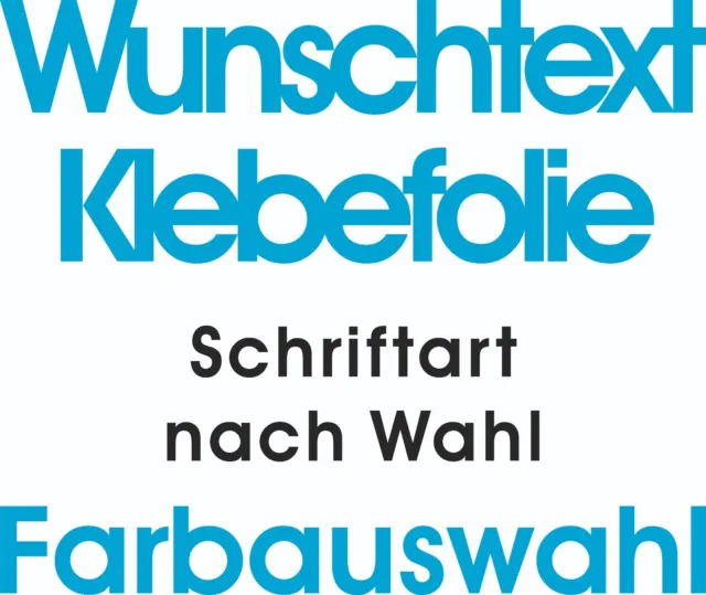 2x 15cm Wunschtext Aufkleber Handy Auto Boot Name Schriftzug Wunschmotiv  Sticker