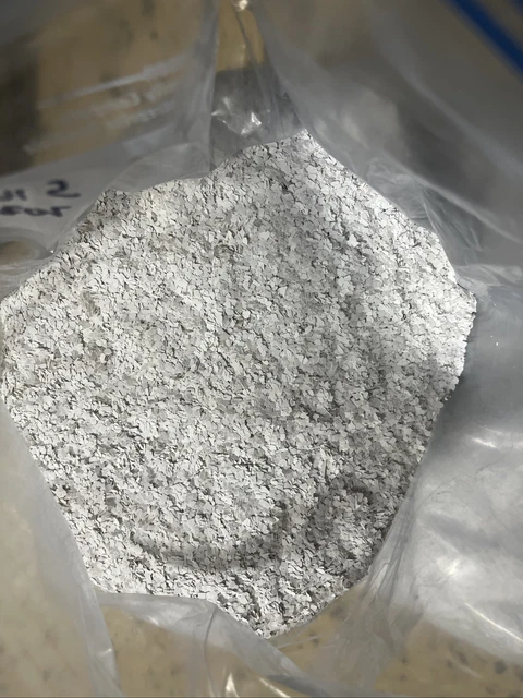 White 1/8” Epoxy Chip Flakes Painting  Selling in 5 lbs Bags