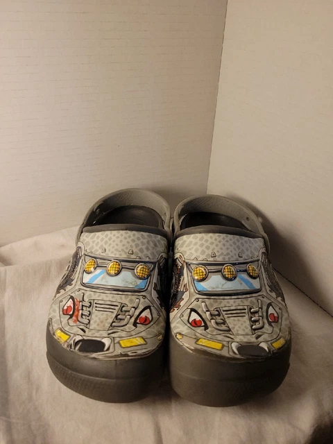 Light Up Junior Size J 1  Boys Car Crocs