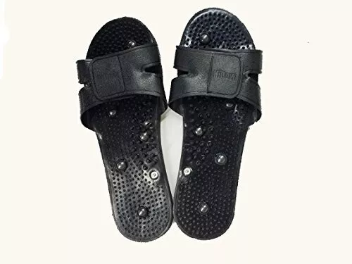 Massage Slippers/Shoes fit SNAP/PIN TENS units. 3.5mm SNAP or 2MM PIN lead wires