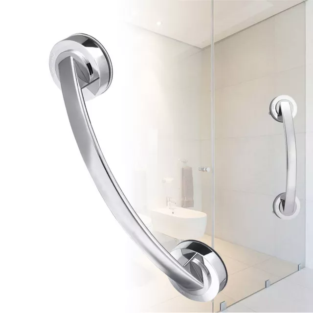 Bath Safety Handle Suction Cup Handrail Grab Bathroom Grip Tub Shower Bar Rail