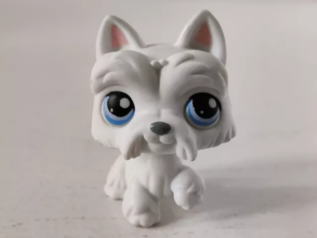 Hasbro 2004 LPS Littlest Pet Shop White Scottie Dog #24 Free Shipping Worldwide