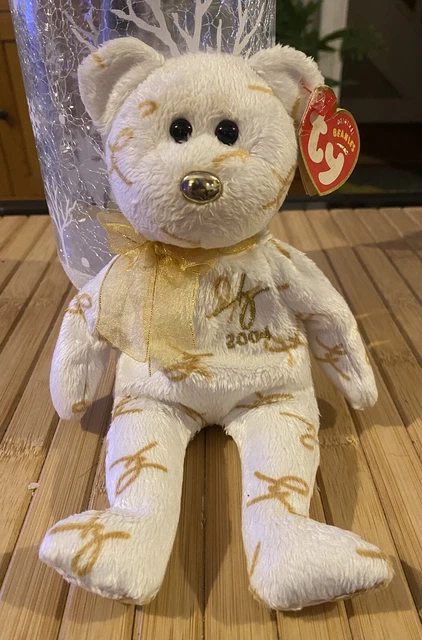 TY BEANIE BABY BEAR SIGNATURE 2004 - Fair Condition - RETIRED WITH TAGS