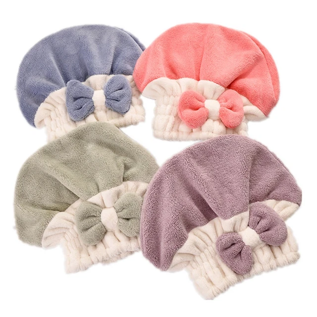 Mejor precio gorro de pelo seco maquillaje azul marino/rojo/verde frijol duradero alto