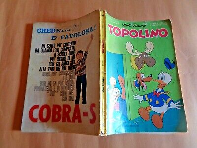 Topolino 649 Originale Mondadori Disney Discreto 1968 Bollini