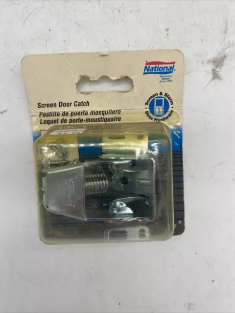 National Hardware N192-773 V1367 Screen Door Catch in Zinc plated