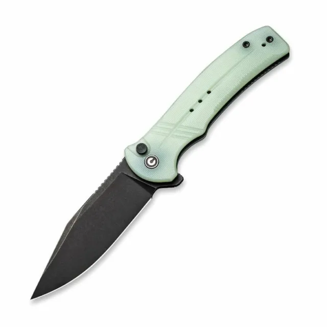 Civivi Cogent Folding Knife Natural G10 Handle 14C28N Plain Black C20038D-3