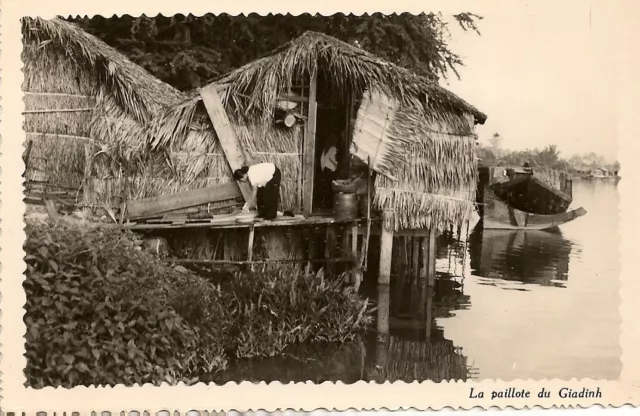 Carte Postale Asie Vietnam La Paillote Du Giadinh