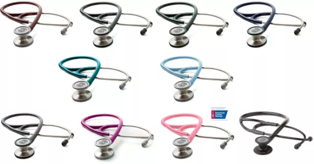 ADC Adscope 601 Convertible Cardiology Stethoscope - 10 COLOR CHOICE NEW