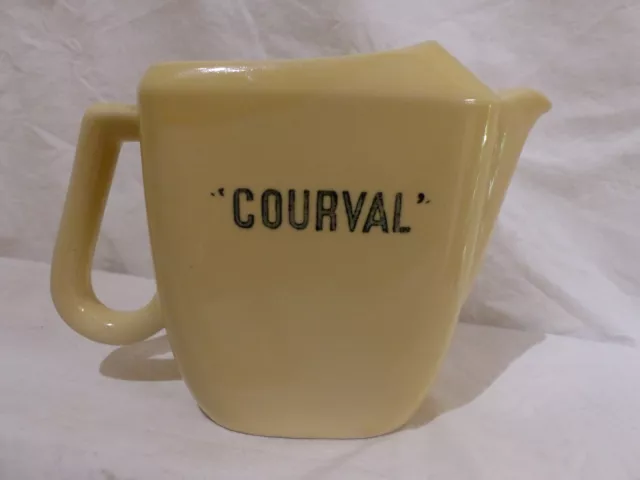 Pichet Pastis Courval ancien faience TBE