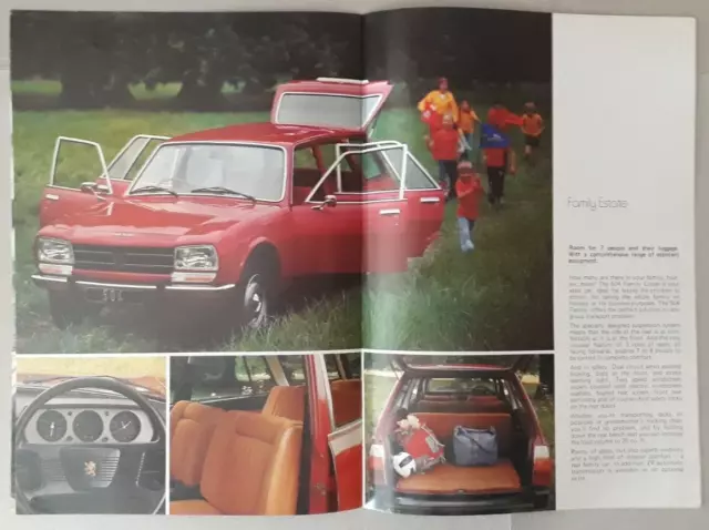 Peugeot 504 Estate Brochure 1977 - L Family GL 3