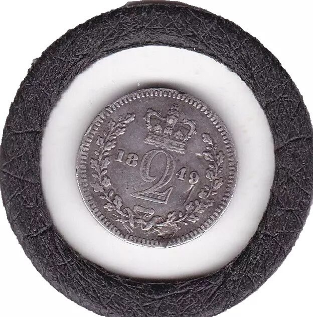 1849    Maundy   Tuppence   (m2d)  Silver  Coin /  Queen  Victoria