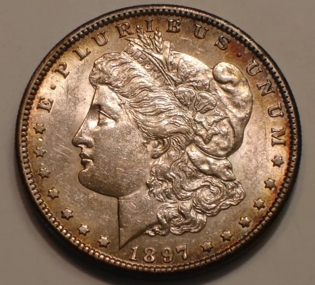 1897-S Morgan Silver Dollar tougher Date Higher Grade SAN FRANCISCO MINT