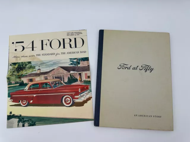 Ford Motor at Fifty an American Story, 1953 HC With Poster
