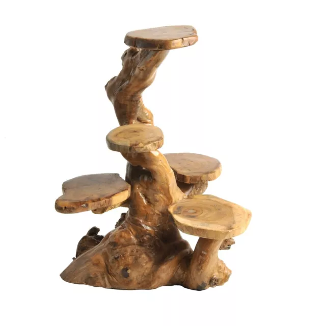 Teak root stand – small - 30 cm