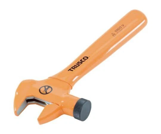 TRUSCO Insulated Adjustable Wrench 300mm TZMR-300F