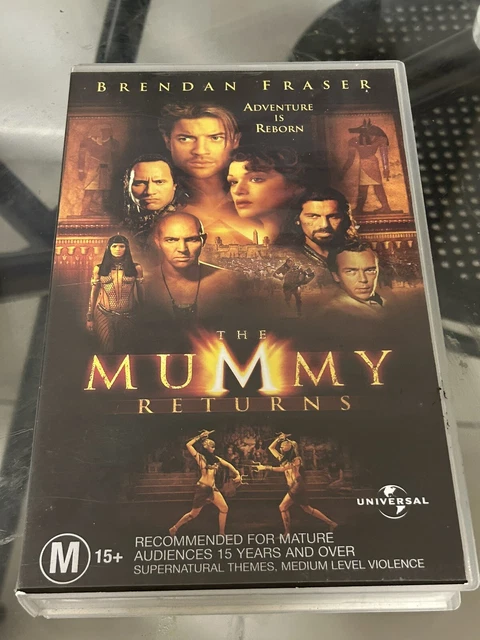 THE MUMMY RETURNS 2001 VHS Movie - Brendan Fraser & Rachel Weisz (Box ...