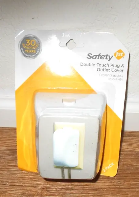 Safty 1st...2 Pc Double-Touch Plug & Outlet Cover