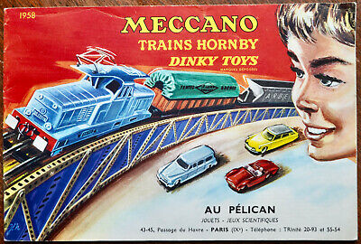 CATALOGUE GALERIE LAFAYETTE MECCANO HORNBY DINKY TOYS 1962 32 PAGES  MODELISME 
