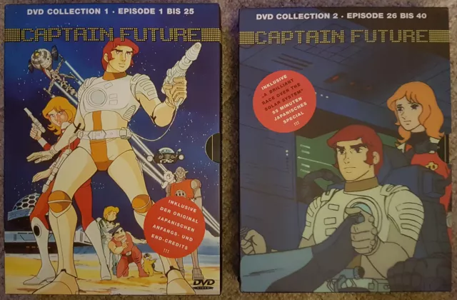 Captain Future Serie komplett auf 7 DVDs - DVD Collection I und II
