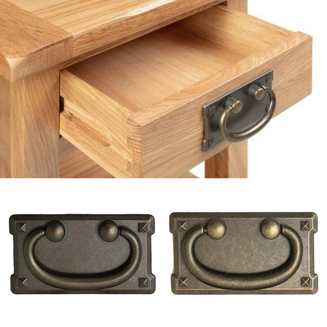 2Pcs Antique Alliage Poignées Boutons for Armoire Portes Tiroir Placard