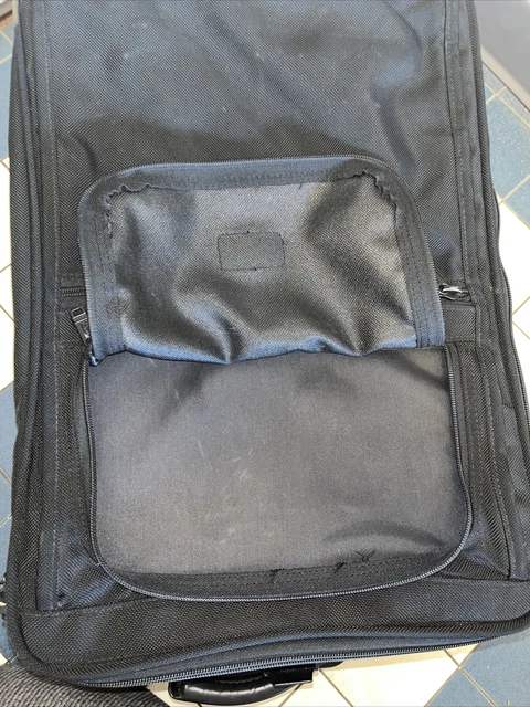 TUMI 23"  Black Nylon Carry On luggage rolling wheeled suitcase upright Alpha 7