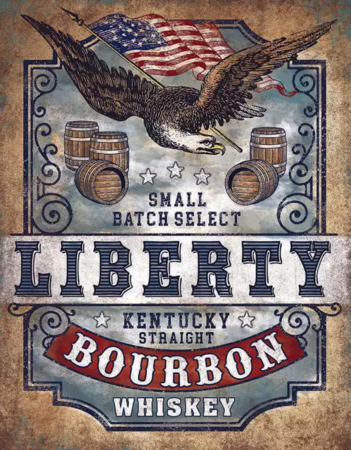 Liberty Bourbon Vinyl Decal Sticker Waterproof