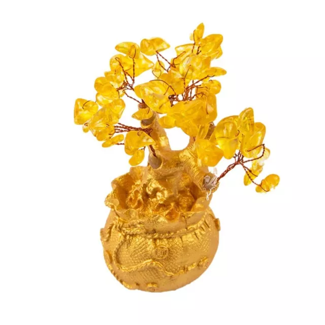 Natural Crystal Lucky Wealth Trees Mini Lucky Tree  Home Decor