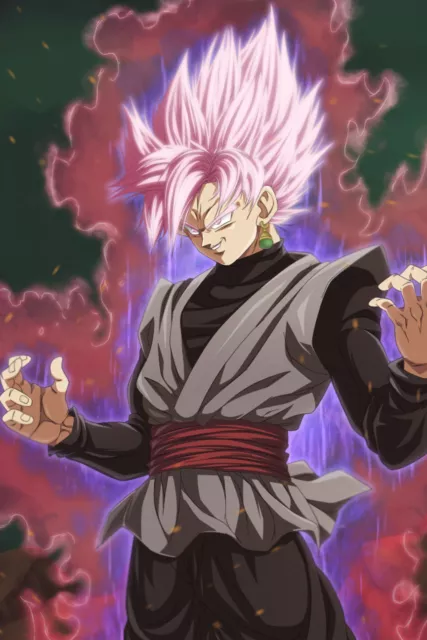 DRAGON BALL SUPER Poster Super Saiyan Goku Black Rose 12in x 18in Free  Shipping $9.95 - PicClick