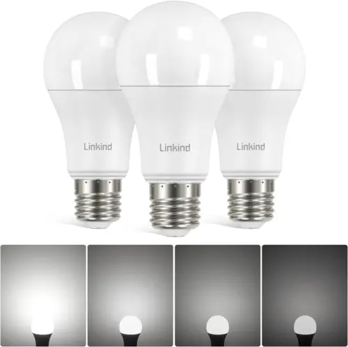 Linkind Dimmable E27 LED Edison Screw A60 Light, 13W Equivalent to 100W...