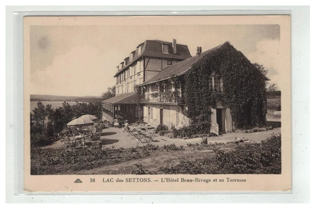 58 Lac Les Settons #10536 Hotel Beau Rivage Et Sa Terrasse Nâ° 16