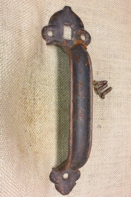 Old Barn Thumb Latch Handle Large Door Gate 9 1/2” Pull Vintage Heavy Cast Iron