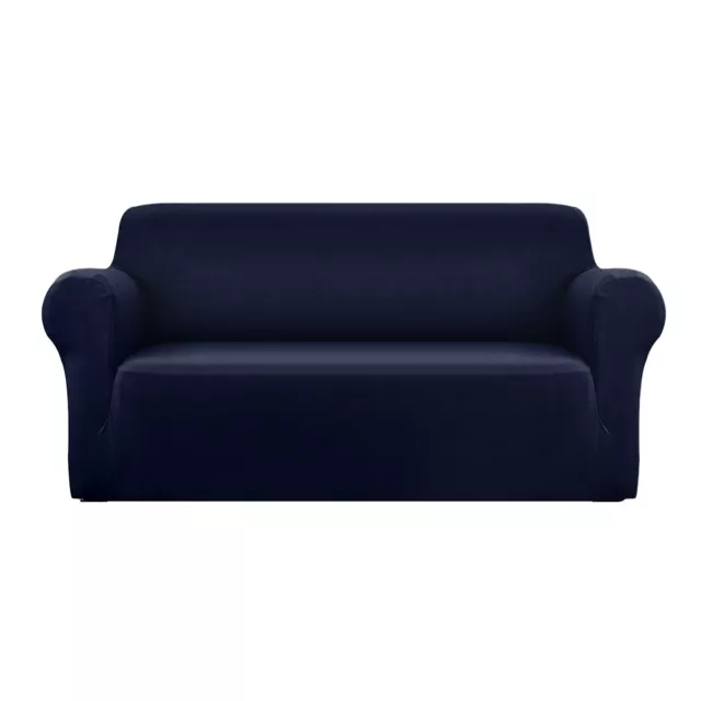 Artiss Sofa Cover 3 Seater Navy Couch Covers High Stretch Lounge Protector