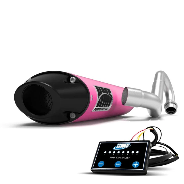 HMF Yamaha YFZ 450R Full Exhaust Pink Ellip w/Blk Euro + EFI (09-23)