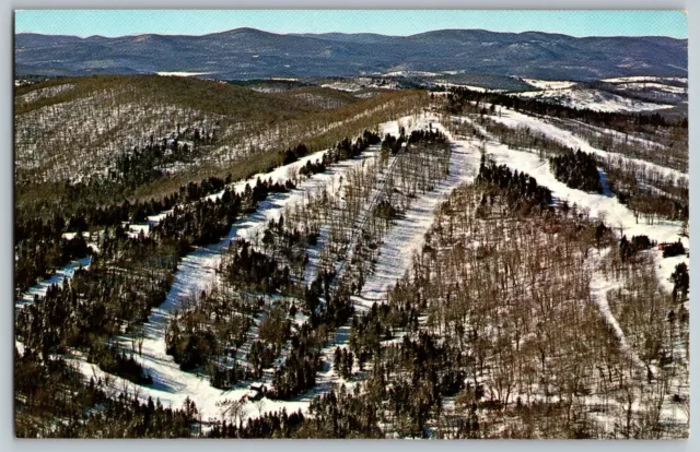 Vermont - Hogback Mountain Ski Area - Vintage Postcard - Unposted