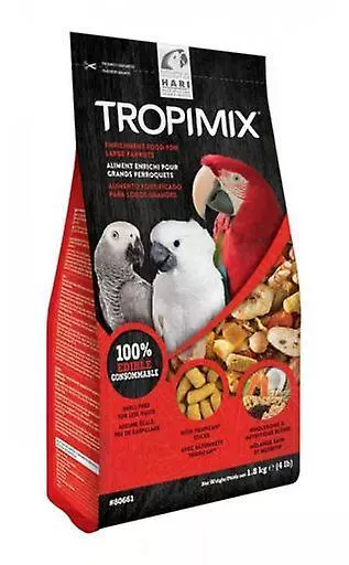 HARI Tropimix Large Parrots 1,8Kg estruso per pappagalli di grandi dimensioni