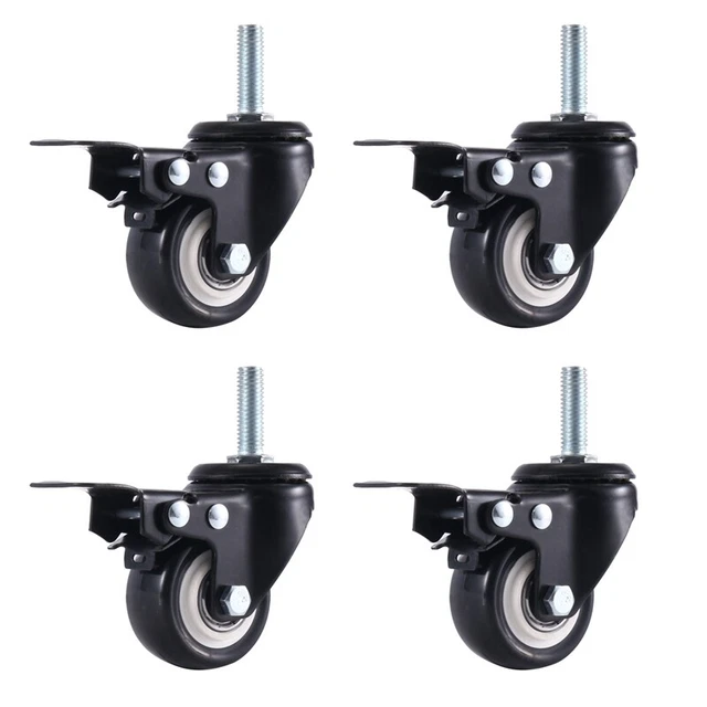 2In Casters , 3/8In 16 X 1In(Screw Diameter 3/8In, Screw Length 1In)7786