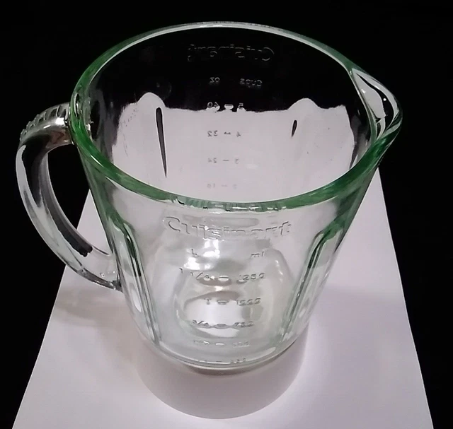 CUISINART GLASS BLENDER Pitcher Jar, White Collar BFP703 Smart Power