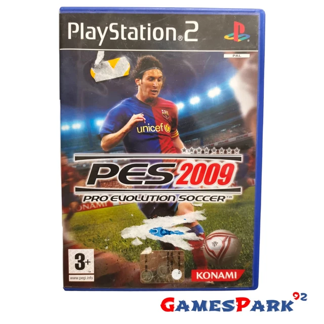 PRO EVOLUTION SOCCER PES 2009 PS2 PLAYSTATION 2 GIOCO USATO PER Italiano PAL