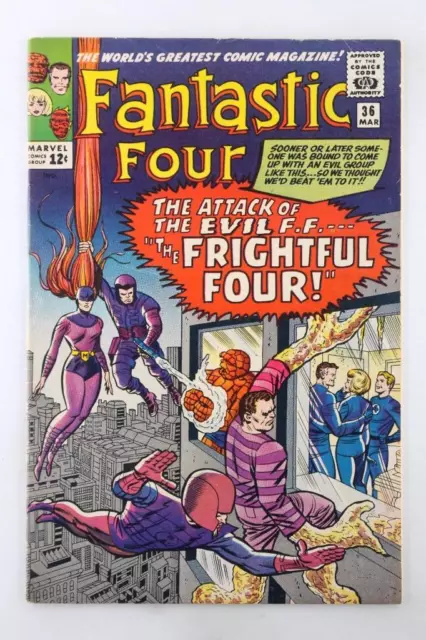 Fantastic Four #36 - HIGHER GRADE - MARVEL