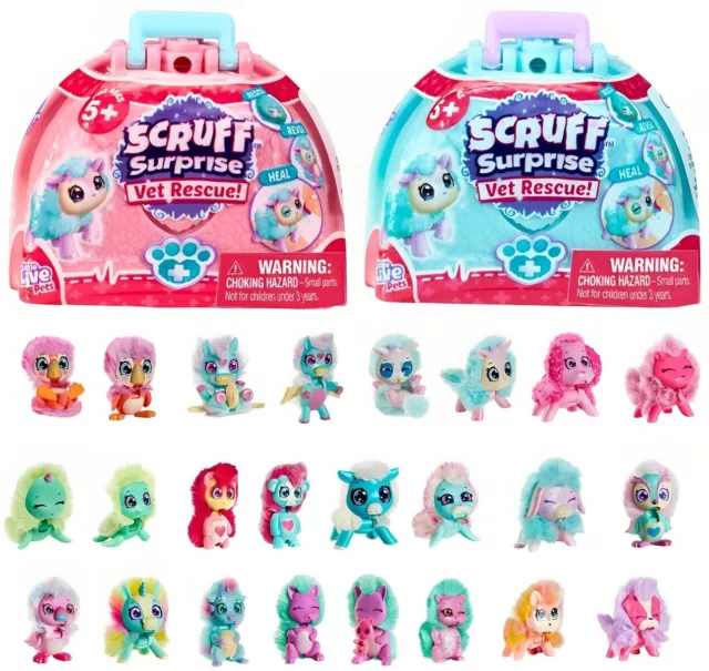 LITTLE LIVE PETS Scruff Surprise VET RESCUE, Packaging Vary, (Pink ...
