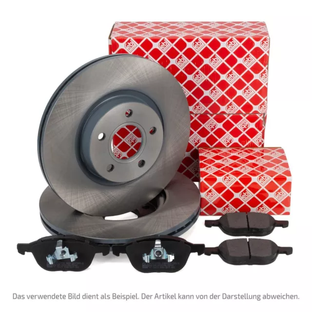 FEBI Bremsscheiben Ø 258mm + Beläge für RENAULT CLIO 4 KANGOO ZOE (BFM_) vorne