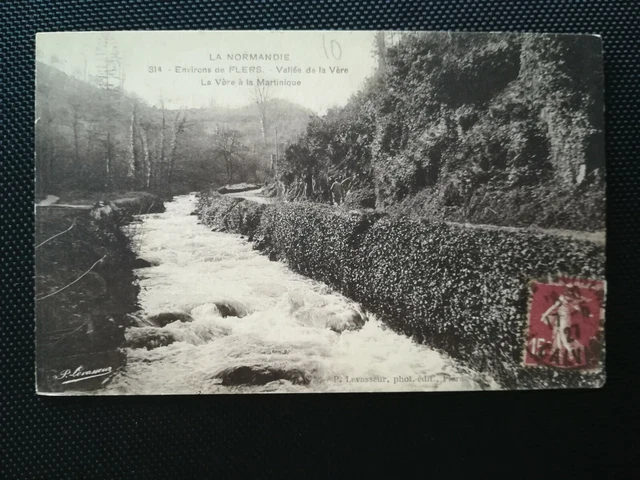 CPA 61 Environs de FLERS - Vallée de la Vère - La Vère à la Martinique